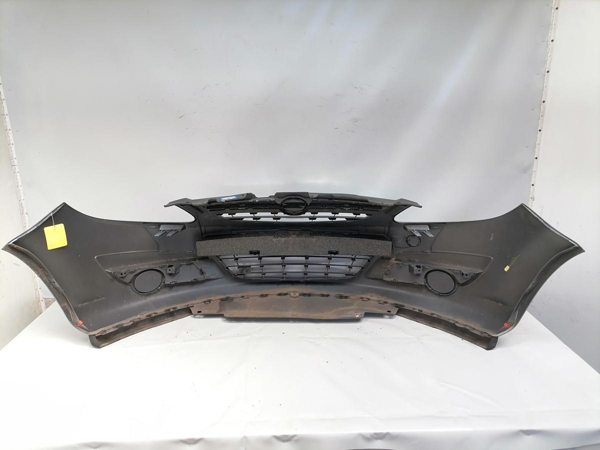 Opel Corsa D original Sto&szlig;stange Stossf&auml;nger vorn Z21C Aeroblau Bj.2007